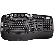 LOGITECH Wave Bluetooth ergonomic keyboard - GRAPHITE - US INT'L