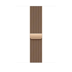 Apple Watch 46mm Milanese Loop: Gold Milanese Loop - S/M