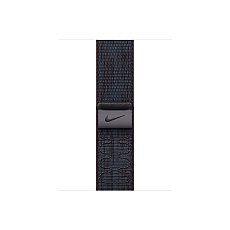 Apple Watch 46mm Nike Sport Loop: Black/Blue Nike Sport Loop