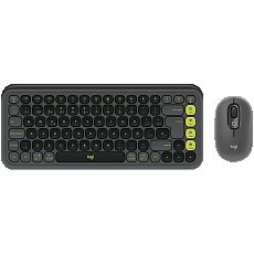 LOGITECH POP ICON COMBO - GRAPHITE - US INT'L - BT  - INTNL-973