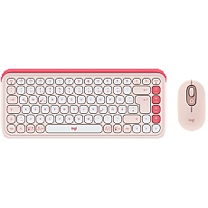 LOGITECH POP ICON COMBO - ROSE - US INT'L - BT  - INTNL-973