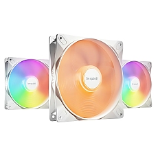 be quiet! комплект вентилатори Fan Pack 3-in-1 3 x 140mm - LIGHT WINGS LX 140mm PWM high-speed White Triple-Pack