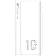 Silicon Power QP15 10.000mAh PowerBank > 500 charging cycles 2x USB A Out, 1x Micro USB in + 1x USB C In/out, Li-Polymer, 10000mAh, Fast Charge, White, EAN: 4713436140269