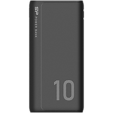 Silicon Power GP15 10.000mAh PowerBank > 500 charging cycles Dual input Micro-B & Type-C, Dual USB output 2.1A, 10000mAh, Li-polymer, Black, EAN: 4713436140214