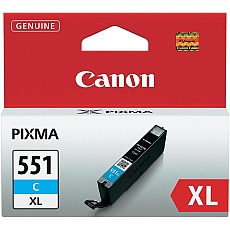 Canon CLI-551XL C + Canon Photo Paper Variety Pack A4 & 10 x 15cm (VP-101)