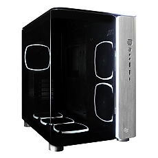 Montech кутия KING 95 Ultra, Dual Chamber Mid-tower Case, 6 ARGB Fans, Aluminium, Space Grey