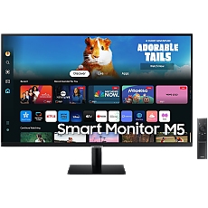 Monitor LED Samsung LS27DM500EUXDU M5 Smart, 27" FHD FLAT 16:9 (1920x1080) VA 60Hz, 250 cd/㎡, 3000:1, 4ms, 178/178, USB Hub 2xHDMI, Tilt, WiFi5, Bluetooth, Tizen, VESA 100x100, 2Y