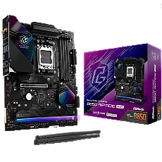 ASROCK MB Desktop B850 RIPTIDE Wi-Fi, AM5, 4x DDR5, 1x PCIe 5.0 x16, 1x Blazing M.2(PCIe Gen5x4), 3x Hyper M.2, 4x SATA3, RAID 0, 1, 10, 7.1 CH HD Audio, 1x HDMI, 9x USB 3.2, 8x USB 2.0, 3x USB-C, 2.5G LAN, 2x Wi-Fi 7, 1x HDMI, 1x SPDIF, ATX