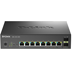 D-Link 8-Port 2.5G Base-T PoE, 2-port 10G SFP+ and 2x 10G RJ45 port Smart Managed Switch
