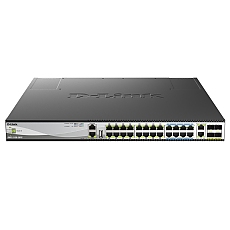 D-Link 30-Port Layer 3 Stackable Multi-Gigabit Managed PoE Switch