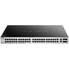 D-Link 48x10/100/1000BASE-T ports Layer 3 Stackable Managed Gigabit Switch with 2x10GBASE-T ports and 4xSFP+ ports