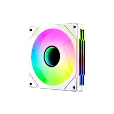 AeroCool вентилатор Fan 120mm Phantom M-3R - Infinity Mirror ARGB, REVERSE - White