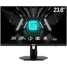 MSI G244F E2 Gaming Monitor, 23.8" 180Hz, FHD (1920x1080) 16:9, Rapid IPS Anti-glare, 1ms, 300nits, 1000:1, 178/178, Adaptive-Sync, Tilt, 1x DP, 2x HDMI, 3Y Warranty