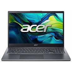 Acer Aspire 15, A15-51M-59Z7, Intel Core 5 120U (up to 5.00GHz, 12MB), 15.6" QHD (2560x1440) IPS SlimBezel, 1*16GB DDR5 4600MHz (1 slot free), 512GB PCIe NVMe SSD, Intel UMA, FHD Cam,WiFi 6E, BT 6E, Backlit Kbd, No OS, Steel Gray