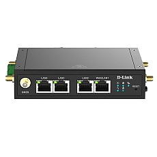 D-Link 4G M2M Router, 4x Fast Ethernet, Wi-Fi N300