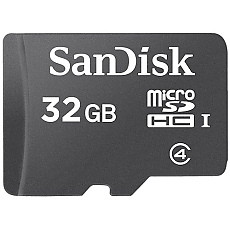 SanDisk 32GB microSDHC Class 4 Memory Card