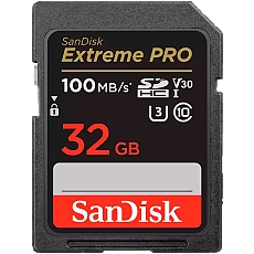 SanDisk Extreme PRO 32GB SDHC Memory Card + 2 years RescuePRO Deluxe up to 100MB/s & 90MB/s Read/Write speeds, UHS-I, Class 10, U3, V30