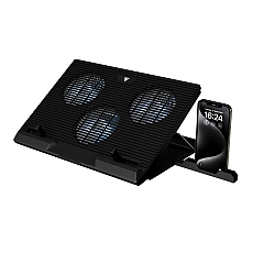 Gamdias Охладител за лаптоп Gaming Notebook Cooler 19" - AETHER E1 - USB Hub, Phone Stand