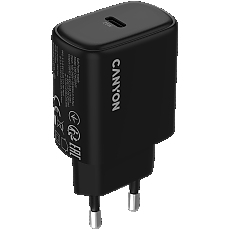 CANYON charger OnCharge 250 25W 1xPD EU Black