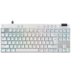 LOGITECH G PRO X TKL RAPID Gaming Keyboard - WHITE - US INT'L - USB - EMEA28i-935 - LINEAR
