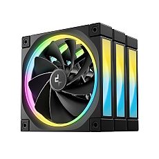 DeepCool Комплект вентилатори Fan Pack 3-in-1 3x120mm - FL12R Black, Reverse, Addressable RGB