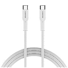 CANYON cable OnWire 60CL C-C 60W COLOR Braided 1m White