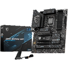 MSI Z890 GAMING WIFI, LGA 1851, Dual Channel DDR5 up to 8800(OC)MHz, 4x PCIe x16 slots, 3x M.2 slots, 6x USB 5Gbps A, 1x USB 20Gbps Type-C, 1x HDMI, 1x Type-C DP, 1x DP, 2.5Gbps LAN, Wi-Fi 7, 7.1 Audio, 3Y Warranty