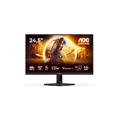 AOC 25G4SRE, 24.5" Fast IPS WLED, 1920x1080@300Hz (OC 310Hz), 1ms GtG, 0.3ms MPRT, 400cd m/2, 1000:1, 80M:1 DCR, Adaptive Sync, FlickerFree, Tilt, 2xHDMI, DP