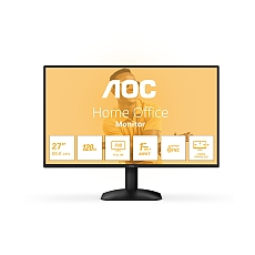 AOC 27B31H, 27" IPS WLED, 1920x1080@120Hz, 4ms GtG, 1ms MPRT, 300cd m/2, 1500:1, 20M:1 DCR, Adaptive Sync, FlickerFree, Anti Blue Light, Tilt, D-SUB, HDMI