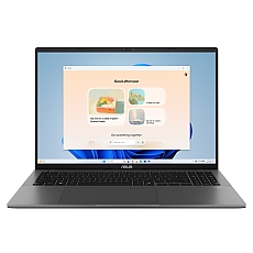 Asus Vivobook S S3607CA-RP036,INTEL ARL H Core Ultra 7 255H 2.0 GHz (24MB Cache, up to 5.1 GHz, 16 cores, 16 Threads); Intel AI Boost NPU, 16." OLED WUXGA(WU) (1920X1200)16:10,LPDDR5 16GB ( on BD),1TB SSD G4,Backlit Num-key, No OS, Matte Gray+Backpack