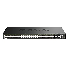D-Link 48 Ports GE PoE (30W) + 4 Ports 10G SFP+ Smart Managed Switch, 370W