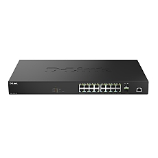 D-Link 16 Ports 2.5Gbps PoE(90W)+ 2 Ports 10G SFP+ Smart Managed Switch