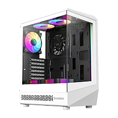 Gamemax кутия Case ATX - Vista COC AW - 5 x 120 mm A-RGB Fans, MB Plate COC Fan