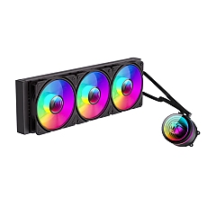 Gamemax водно охлаждане Water Cooling IceBurg 360 Infinity Black - Infinity Mirror, Addressable RGB