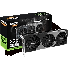 INNO3D NVIDIA RTX 5070 X3 OC 12GB GDDR7 192bit, 2542MHz / 28Gbps, 3x DP, 1x HDMI, 3 fans 2 slot