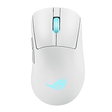 Asus ROG Keris II Origin Wireless Gaming Mouse, 65g Lightweight, Ergonomic, Push-Fit Switch Socket, 42K Optical Sensor, ROG Micro Switch II, ROG Omni Receiver, 5 Programmable Buttons, Moonlight Whit