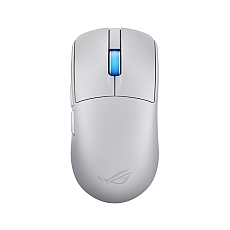 Asus ROG Harpe II Wireless Esports Gaming Mouse, 48g Lightweight, Symmetrical, AimPoint Pro 42K Optical Sensor, Optical Switches, 8K Polling, 5 Programmable Buttons, FPS Games (Moonlight White)