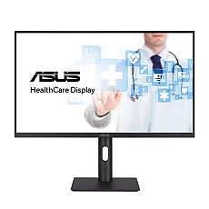 Asus HA2741A HealthCare Monitor, 27”, WLED/IPS, QHD (2560 x 1440), 3.6MP AGLR, DICOM Part 14 GSDF, DICOM Preset, Auto Calibration, JND < 10%, Antibacterial Treatment, USB-C, HDMI, DisplayPort Daisy-chain, Ergonomic Stand, Black Asus HA2741A HealthCare Monitor, 27”, WLED/IPS, QHD (2560 x 1440), 3.6MP AGLR, DICOM Part 14 GSDF, DICOM Preset, Auto Calibration, JND < 10%, Antibacterial Treatment, USB-C, HDMI, DisplayPort Daisy-chain, Ergonomic Stand, Black