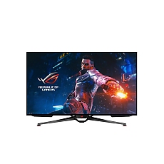 Asus ROG Swift OLED PG48UQ gaming monitor, 47.5'' 4K, OLED, 138Hz (overclocked), 0.1 ms (GTG), G-SYNC compatible, anti-glare micro-texture coating, custom heatsink, uniform brightness, 98% DCI-P3, true 10-bit, HDMI 2.1, DisplayPort 1.4, Black Asus ROG Swift OLED PG48UQ gaming monitor, 47.5'' 4K, OLED, 138Hz (overclocked), 0.1 ms (GTG), G-SYNC compatible, anti-glare micro-texture coating, custom heatsink, uniform brightness, 98% DCI-P3, true 10-bit, HDMI 2.1, DisplayPort 1.4, Black
