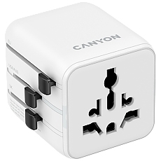 CANYON Travel Adapter OnTour One EU/UK/US/AUS   White