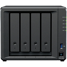 Synology DiskStation DS925+ Tower, 4-Bays 3.5'' SATA HDD/SSD, 2 x M.2 2280 NVMe SSD slot, CPU AMD Ryzen V1500B 4-core 2.2 GHz, 4 GB DDR4 ECC SODIMM, 2x RJ-45 2.5 GbE LAN Port; 2x USB 3.2; 1 xUSB Type-C expansion port; 2.26 kg; 3yr warranty
