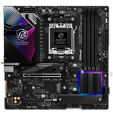 ASROCK MB Desktop B850M RIPTIDE WIFI, AM5, 4x DDR5, 1x PCIe 5.0 x16, 1x PCIe 4.0 x4, 1x Blazing M.2, 1x Hyper M.2, 1x M.2, 4x SATA3, RAID 0, 1, 10, 7.1 CH HD Audio, 1x HDMI, 1x DP, 2.5G LAN, Wi-Fi 7, 7x USB 3.2, 8x USB 2.0, 2xUSB-C, mATX