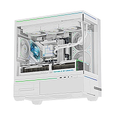 Thermalright кутия Case mATX - TL-M10 White - USB-C