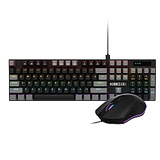 Gamdias геймърски комплект Gaming COMBO - HERMES E6 Elite 2-in-1 Combo - Mechanical Keyboard + Mouse