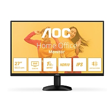 AOC Q27B35E, 27" IPS WLED, 2560x1440@75Hz, 4ms GtG, 1ms MPRT, 300cd m/2, 1500:1, 20M:1 DCR, Adaptive Sync, FlickerFree, Low Blue Light, Tilt, HDMI, DP