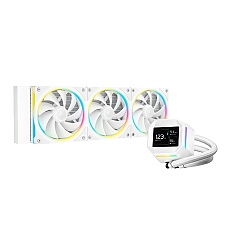 DeepCool водно охлаждане Water Cooling LM360 WH - 2.4 inch IPS Display, Addressable RGB
