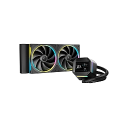 DeepCool водно охлаждане Water Cooling LM240 - 2.4 inch IPS Display, Addressable RGB