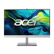 Acer Aspire C24-195ES, 23.8" FHD (1920x1080) AiO non touch, Intel Core Ultra 7 155U (up to 4.80GHz, 12MB), 16GB DDR5, 512GB + 1TB SSD M.2, no DVD, Intel Graphics, Kbd & Mouse Wireless, RJ-45, WiFi AX & BT, Height Adj., Win 11 Home, 3Y Warranty