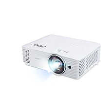 Acer Projector S1387, DLP, Short Throw, WXGA (1280x800), 4000 ANSI Lumens, 20,000:1 Dynamic Black, HDMI 3D Ready, 2? HDMI (1.4b), DC Out (5V/1A, USB-A), RS232, Speaker 16W, Bluelight Shield, 3.1 kg, 3Y, White