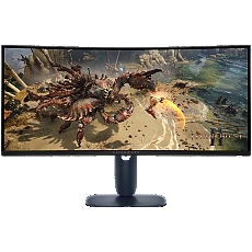 DELL Alienware 34 Curved Gaming Monitor AW3425DWM, 34" WQHD 3440x1440 at 180Hz, 21:9, 95% DCI-P3 (CIE 1976), 1 ms, 400 cd/m2(peak), 3000:1, 1.07 billion colours, 178/178, 2xHDMI, DP 1.4, USB 5Gbps Type-A,1 USB 5Gbps Type-B, Height, tilt, VESA